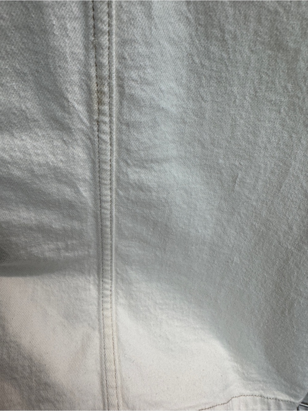Light Beige Button denim Dress runs small - Picture 15 of 15